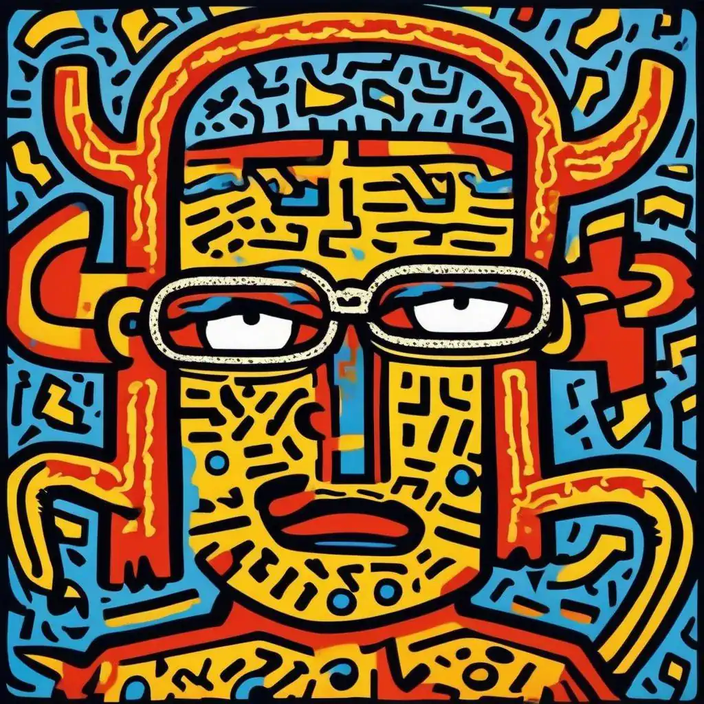 Portrait of Macho Camacho – Keith Haring