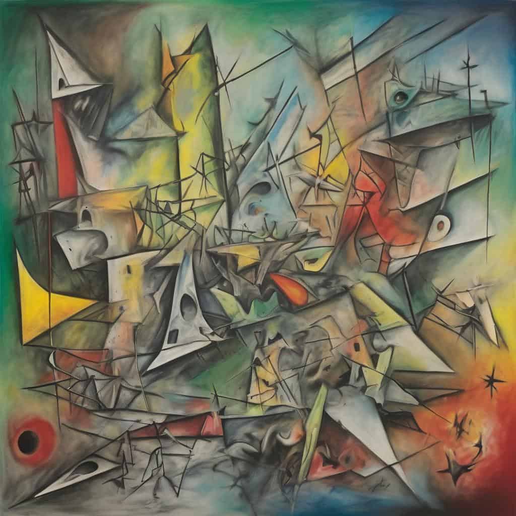 Λεπτές γραμμές και αφηρημένες μορφές στην τέχνη της ανάλυψης του λεπτού, δημιουργώντας δυναμικά και εντυπωσιακά έργα τέχνης.